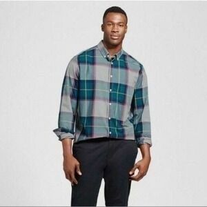 Goodfellow & Co Plaid‎ Button-Down Shirt – Size XXL – EUC